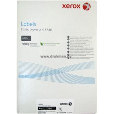 Наклейка XEROX матовая А4, 60 г/м2,  1 этикетка, 100 л/п. (003R97400)