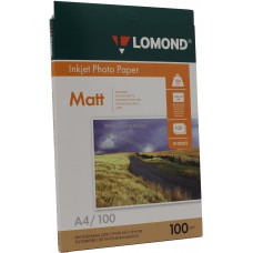 Фотобумага Lomond матовая двусторонняя A4, 100 г/м, 100 л. (0102002)