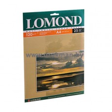 Фотобумага Lomond матовая односторонняя  A4, 120 г/м, 25 л. (0102030)