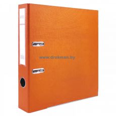 Папка-регистратор с металлическим уголком A4, 50 мм  - оранжевая