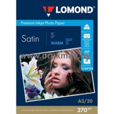 Фотобумага Lomond сатин A3, 270 г/м2, 20 л., Warm (1104103)