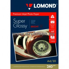 Фотобумага Lomond SuperGlossy односторонняя A4, 240 г/м, 20 л. (1105100)