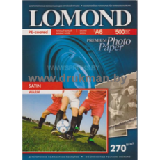 Фотобумага Lomond сатин A6 (10x15), 270 г/м2, 20 л., Warm  (1106201)