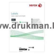 Наклейка XEROX матовая А4, 60 г/м2, 33 этикетки размером 70х25.4 мм, 100 л/п. (003R97410)