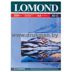 Фотобумага Lomond глянцевая односторонняя  A4, 200 г/м, 50 л. (0102020)