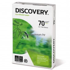 Бумага офисная Discovery "70" А4, 70 г/м2, 500 л/п. Класс "С+"